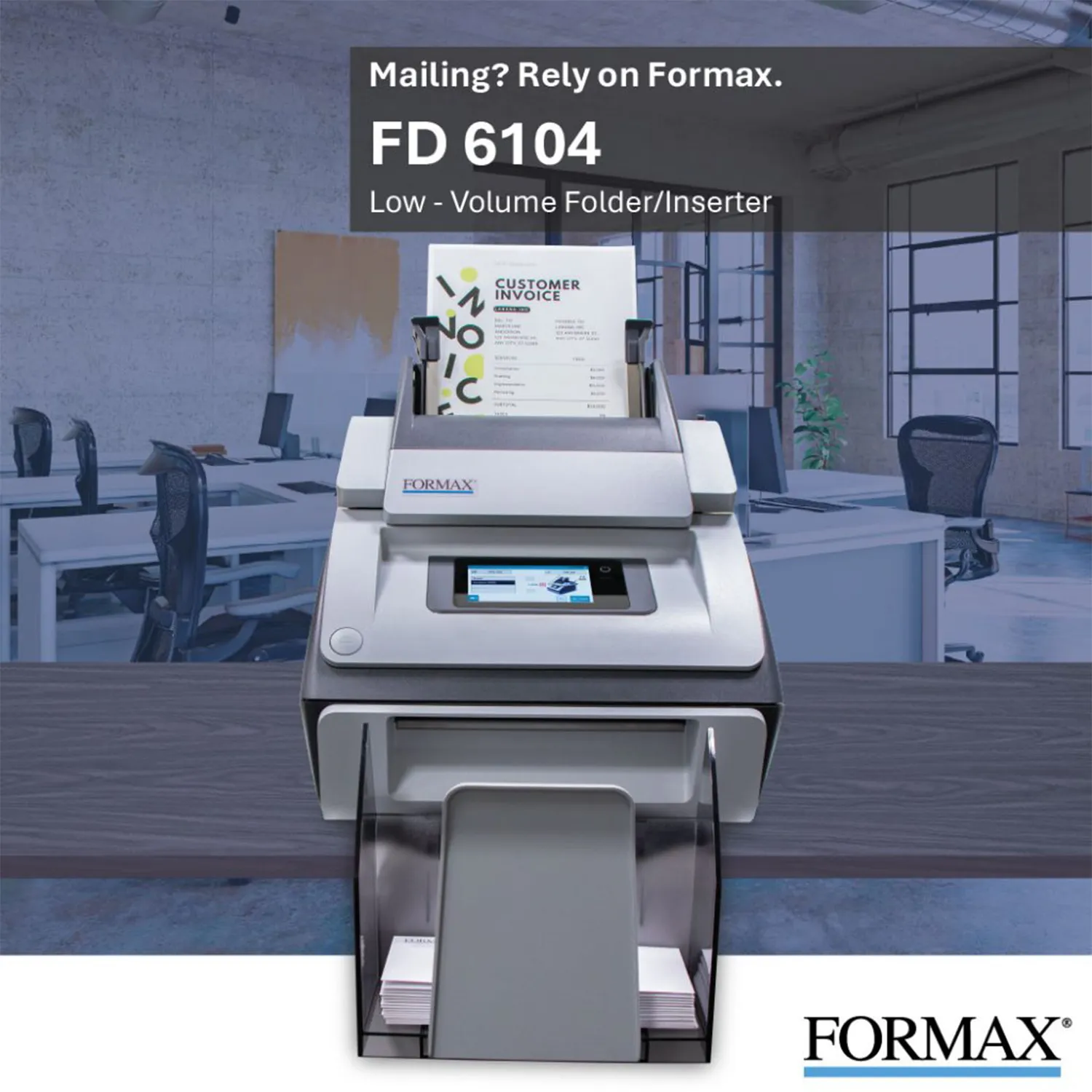 Formax FD 6104 Low-Volume Automatic Folder Inserter Machine