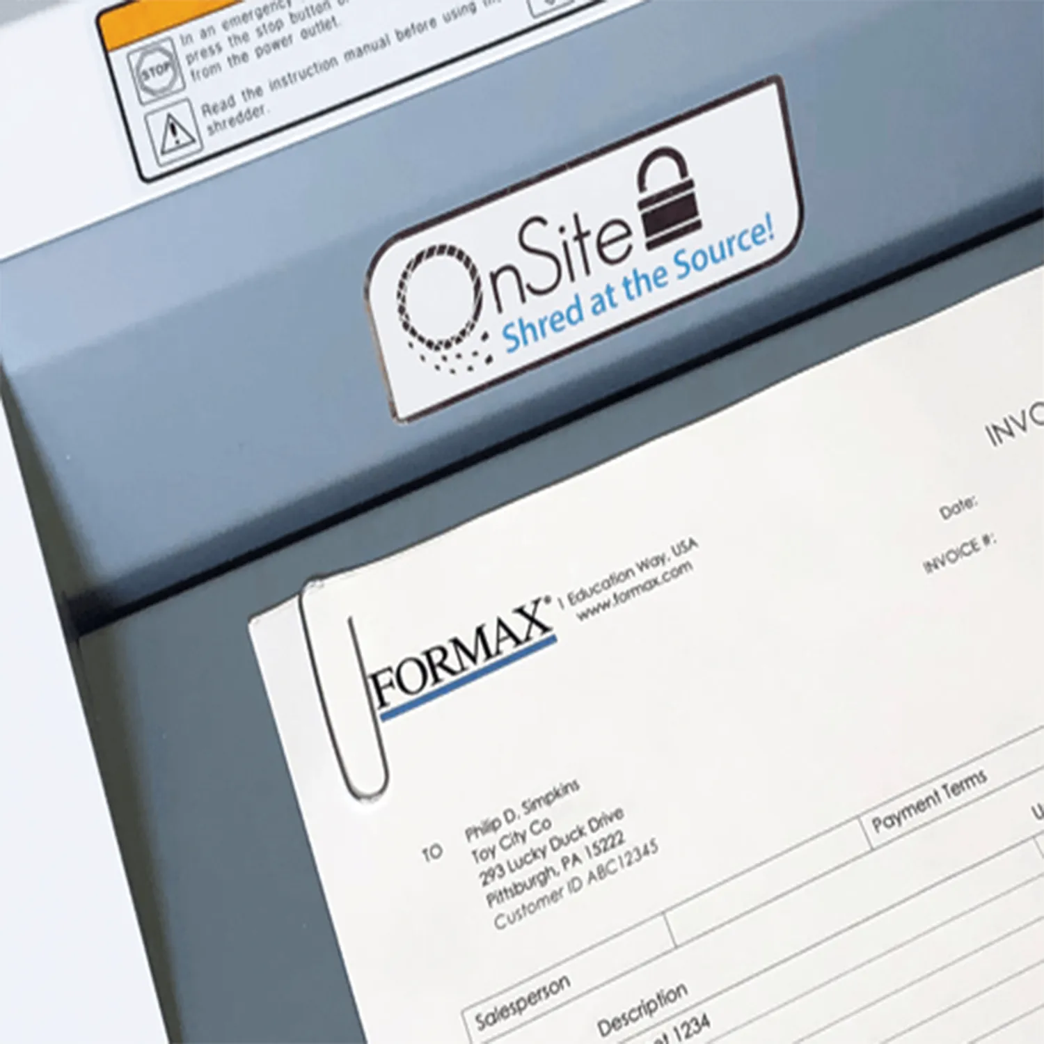Formax FD 8304CC P-5 High-Security Paper Shredder